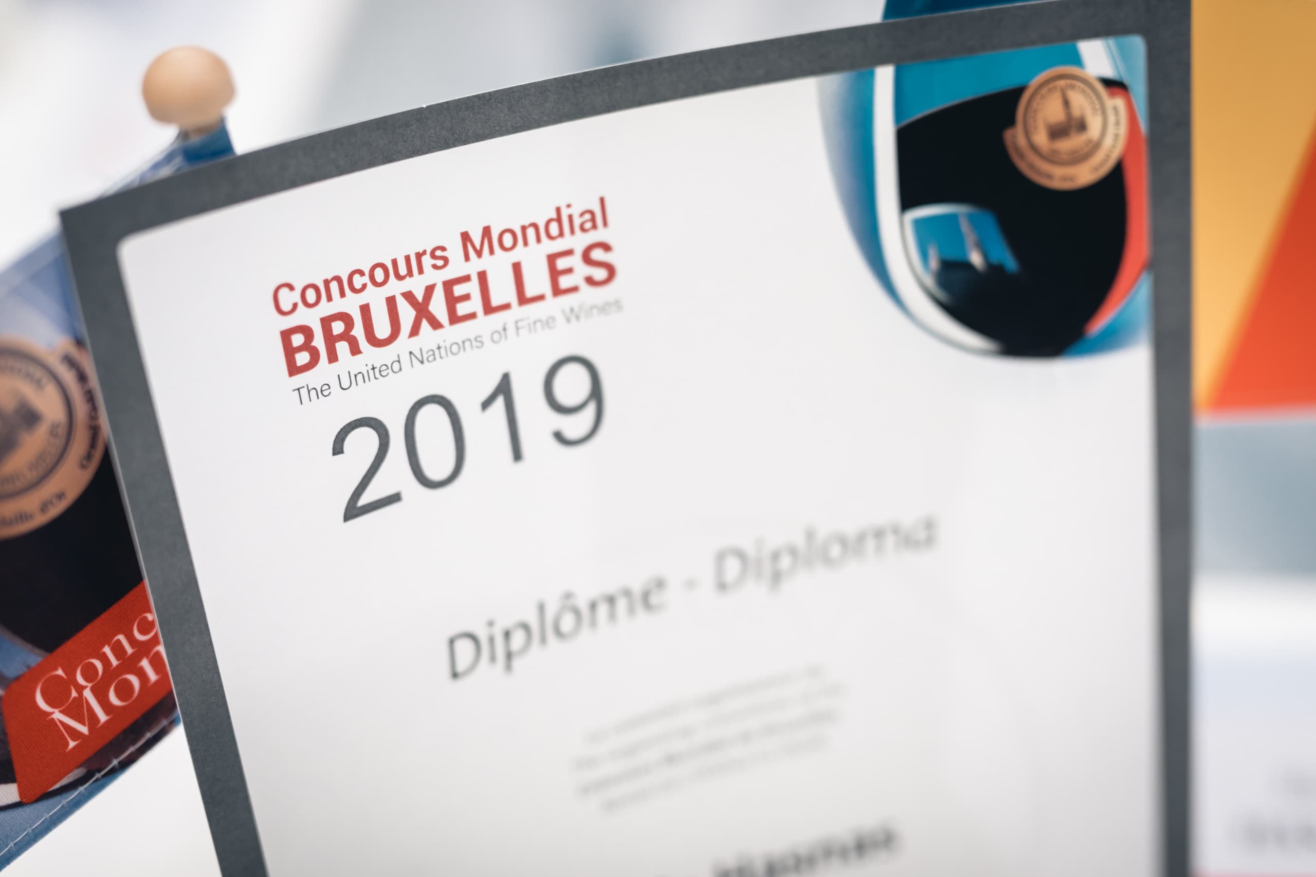 Concours Mondial de Bruxelles 2019 certificate
